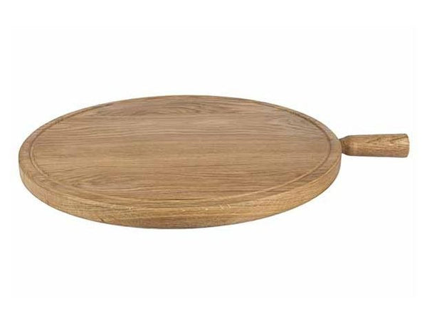 Planche À Servir Ronde Aspen - Bois De Chêne - Naturel