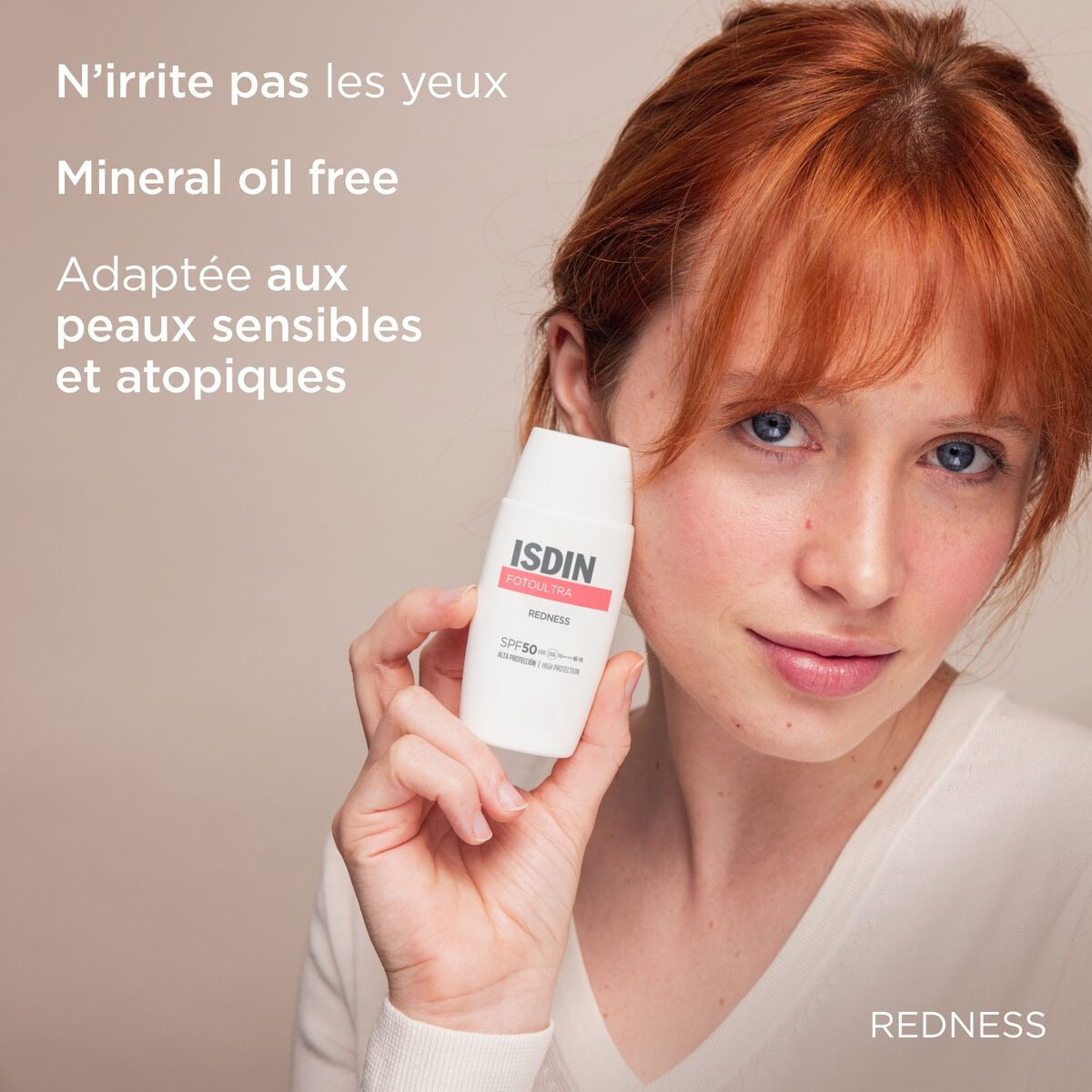 Redness Spf50+ Cr Solaire - 50Ml