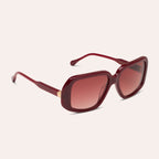 Lunettes De Soleil Gangga Bordeaux