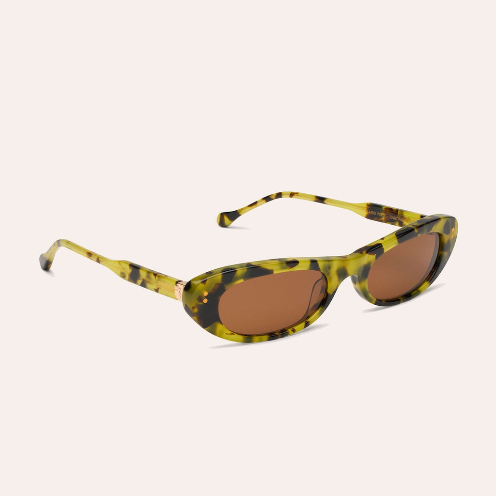Lunettes De Soleil Kanawa Yellow Tortoise