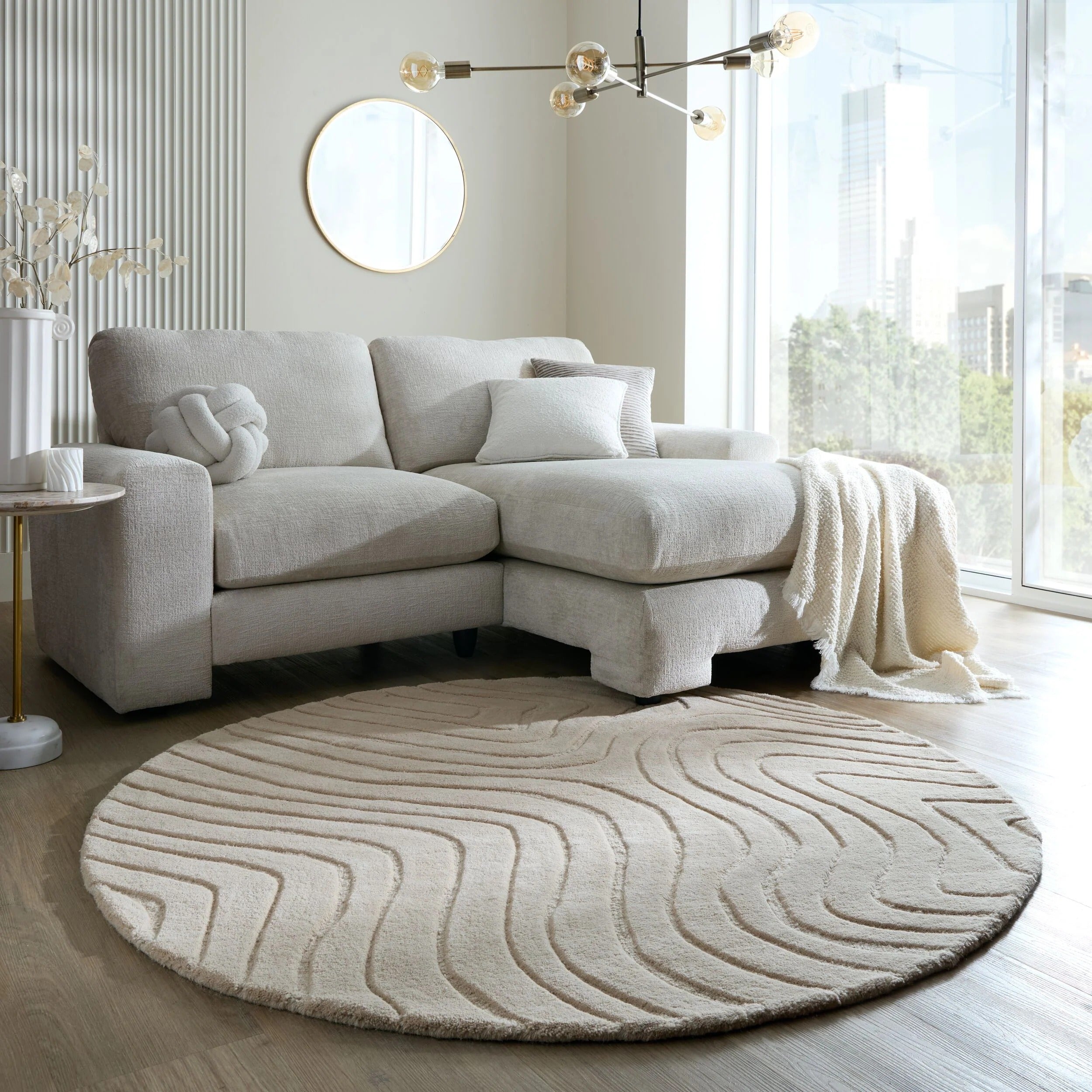 Mesmerise - Tapis En Laine Rond