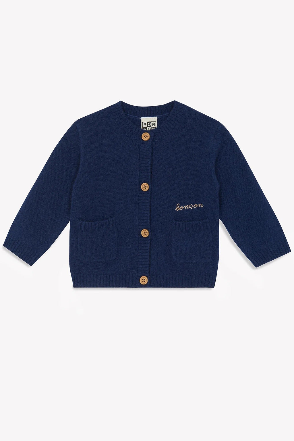 Cardigan - Bleu Bébé 100% Cachemire