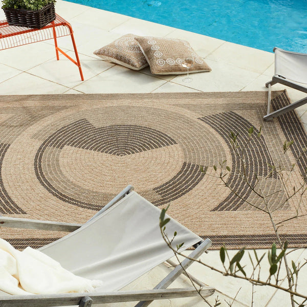 Nature - Tapis D'Intérieur/Extérieur - Polypropylène - Noir