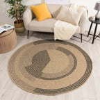 Nature - Tapis D'Intérieur/Extérieur - Polypropylène - Noir