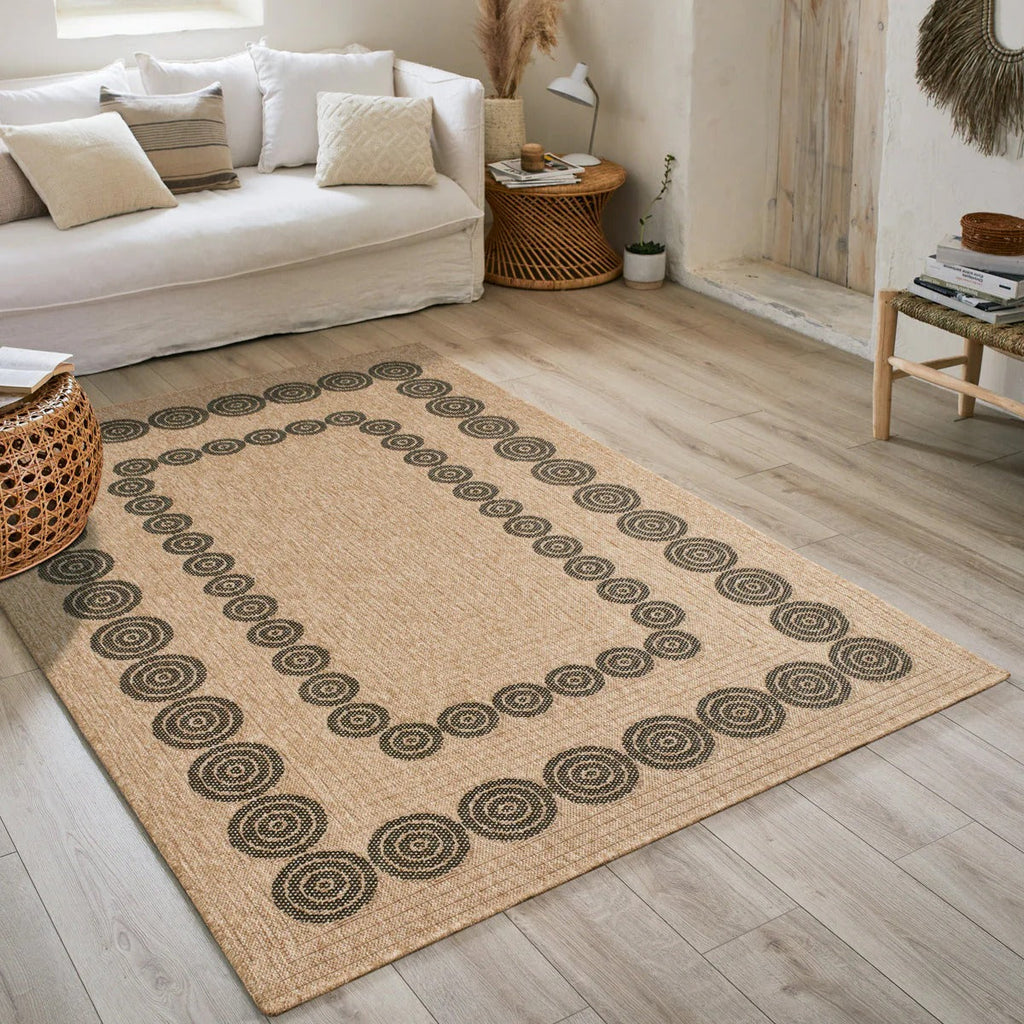 Nature - Tapis D'Intérieur/Extérieur - Polypropylène - Noir