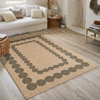 Nature - Tapis D'Intérieur/Extérieur - Polypropylène - Noir