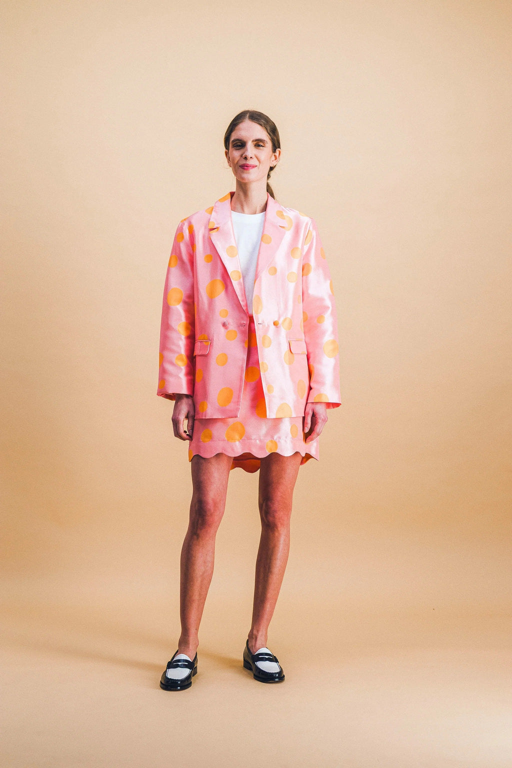 Ensemble Ambre + Brune Swinging Dot