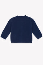 Cardigan - Bleu Bébé 100% Cachemire