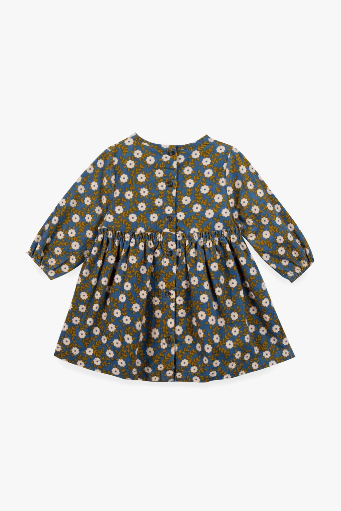 Robe - Dada Bleu Imprimé Fleuri