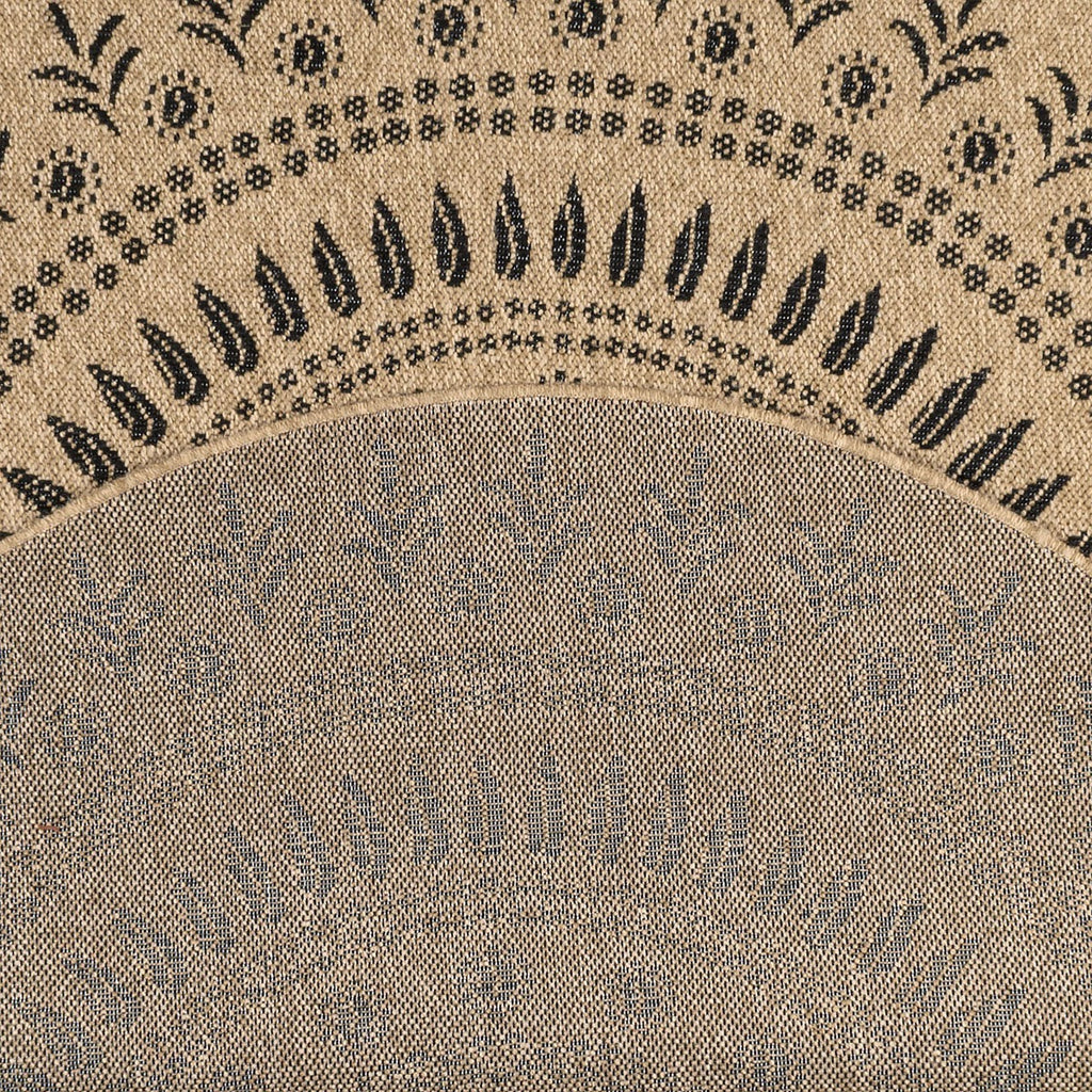 Nature - Tapis D'Intérieur/Extérieur - Polypropylène - Noir