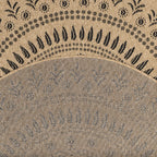 Nature - Tapis D'Intérieur/Extérieur - Polypropylène - Noir