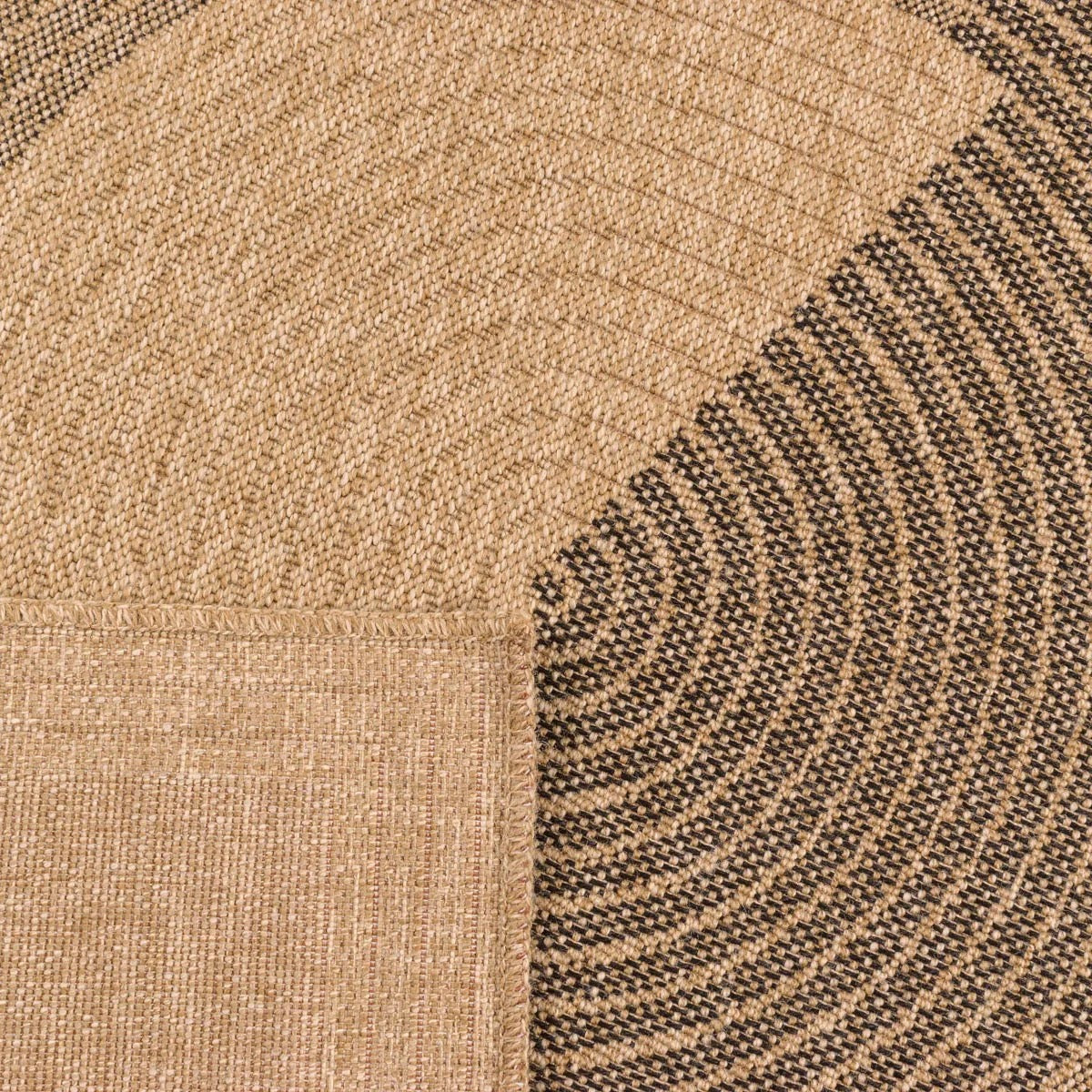 Nature - Tapis D'Intérieur/Extérieur - Polypropylène - Noir