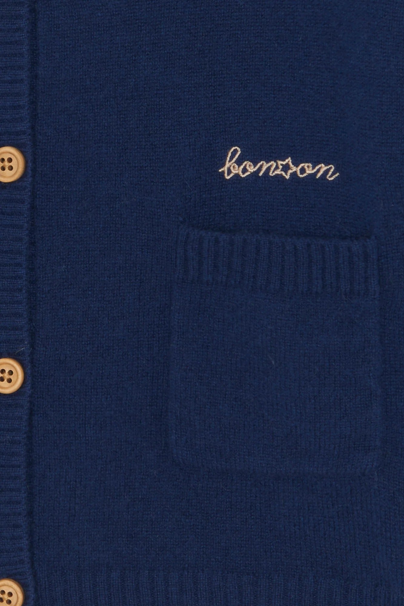 Cardigan - Bleu 100% Cachemire