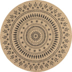 Nature - Tapis D'Intérieur/Extérieur - Polypropylène - Noir