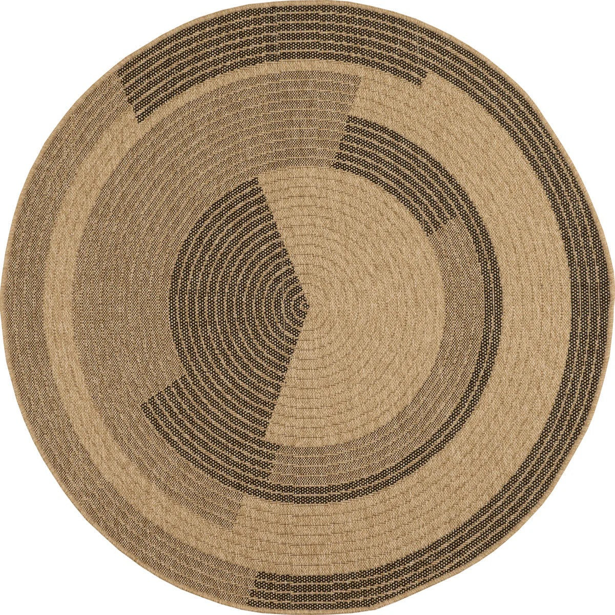 Nature - Tapis D'Intérieur/Extérieur - Polypropylène - Noir
