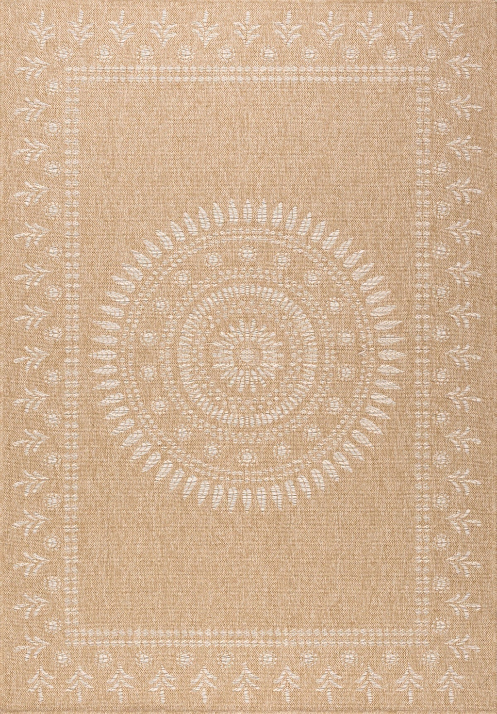 Nature - Tapis D'Intérieur/Extérieur - Polypropylène - Blanc
