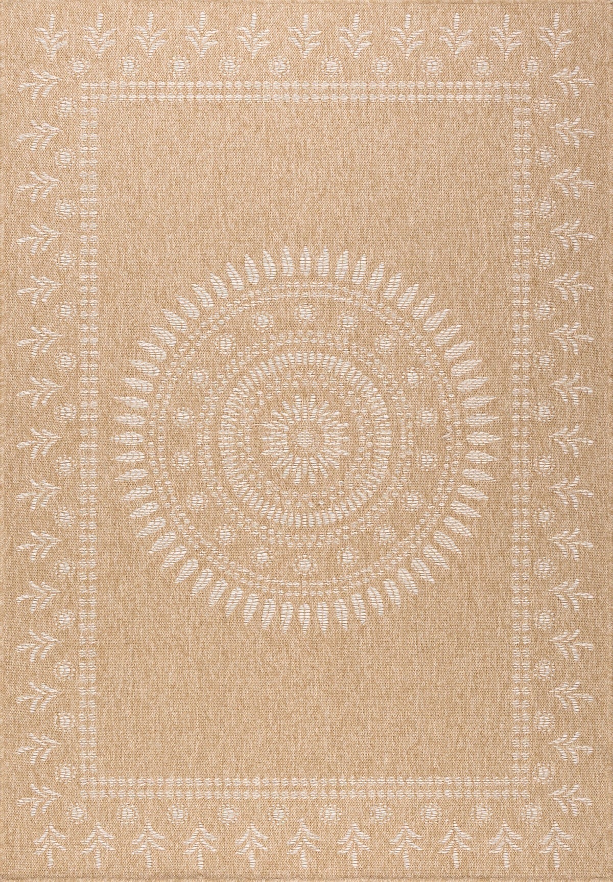 Nature - Tapis D'Intérieur/Extérieur - Polypropylène - Blanc
