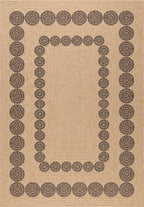 Nature - Tapis D'Intérieur/Extérieur - Polypropylène - Noir