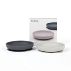 Set 2 Assiettes Ventouses En Silicone - Cloud/Storm