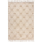 Greek Key - Tapis Shaggy En Laine