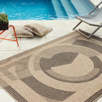 Nature - Tapis D'Intérieur/Extérieur - Polypropylène - Noir
