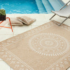 Nature - Tapis D'Intérieur/Extérieur - Polypropylène - Blanc