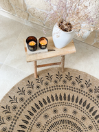 Nature - Tapis D'Intérieur/Extérieur - Polypropylène - Noir