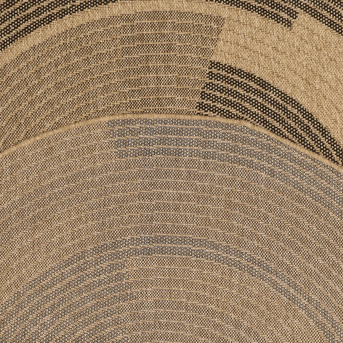 Nature - Tapis D'Intérieur/Extérieur - Polypropylène - Noir