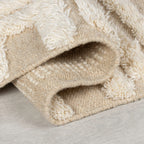 Greek Key - Tapis Shaggy En Laine