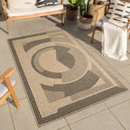 Nature - Tapis D'Intérieur/Extérieur - Polypropylène - Noir
