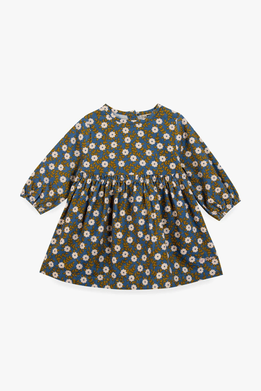 Robe - Dada Bleu Imprimé Fleuri