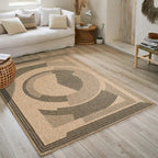 Nature - Tapis D'Intérieur/Extérieur - Polypropylène - Noir