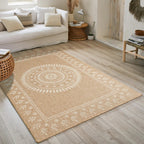 Nature - Tapis D'Intérieur/Extérieur - Polypropylène - Blanc