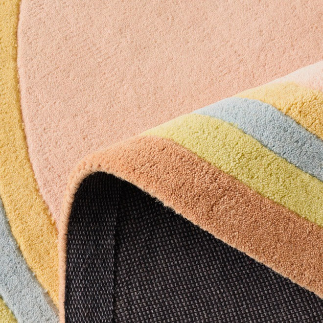 Rayon Tendre - Tapis D'Intérieur - Laine/Coton - Multi
