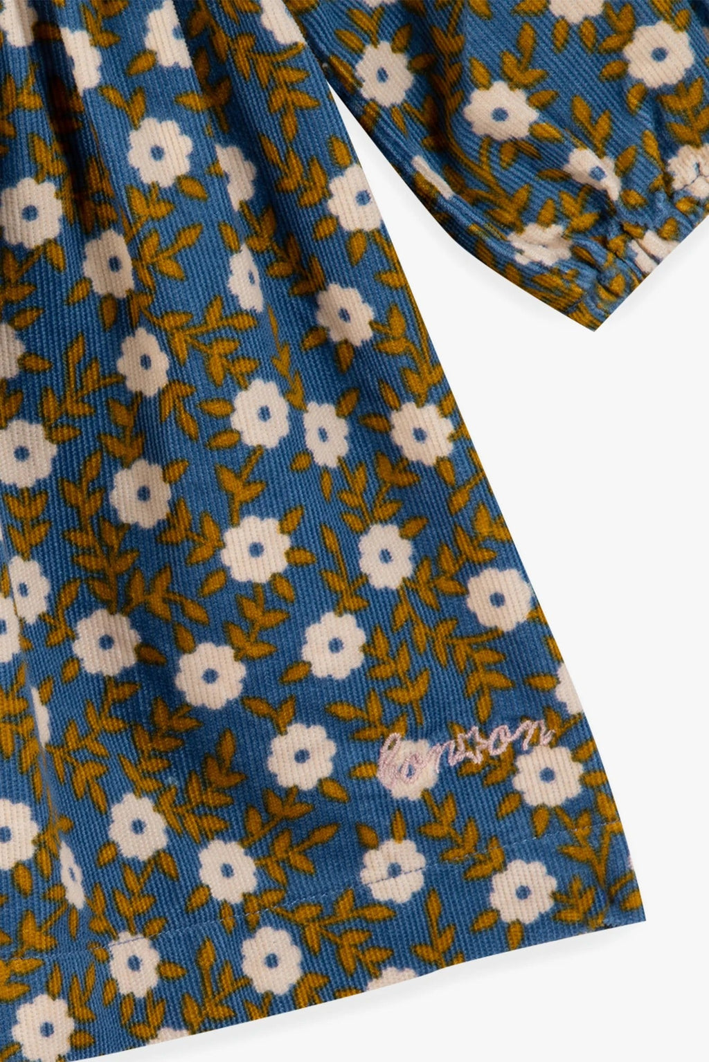 Robe - Dada Bleu Imprimé Fleuri
