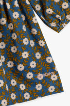 Robe - Dada Bleu Imprimé Fleuri