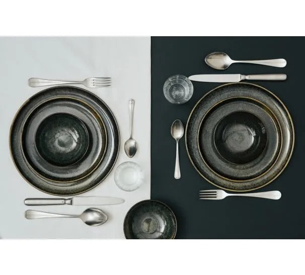 Lot De 4 Saucières - Indi Grey Surface - By Sergio Herman