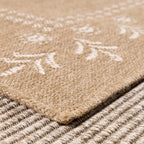 Nature - Tapis D'Intérieur/Extérieur - Polypropylène - Blanc