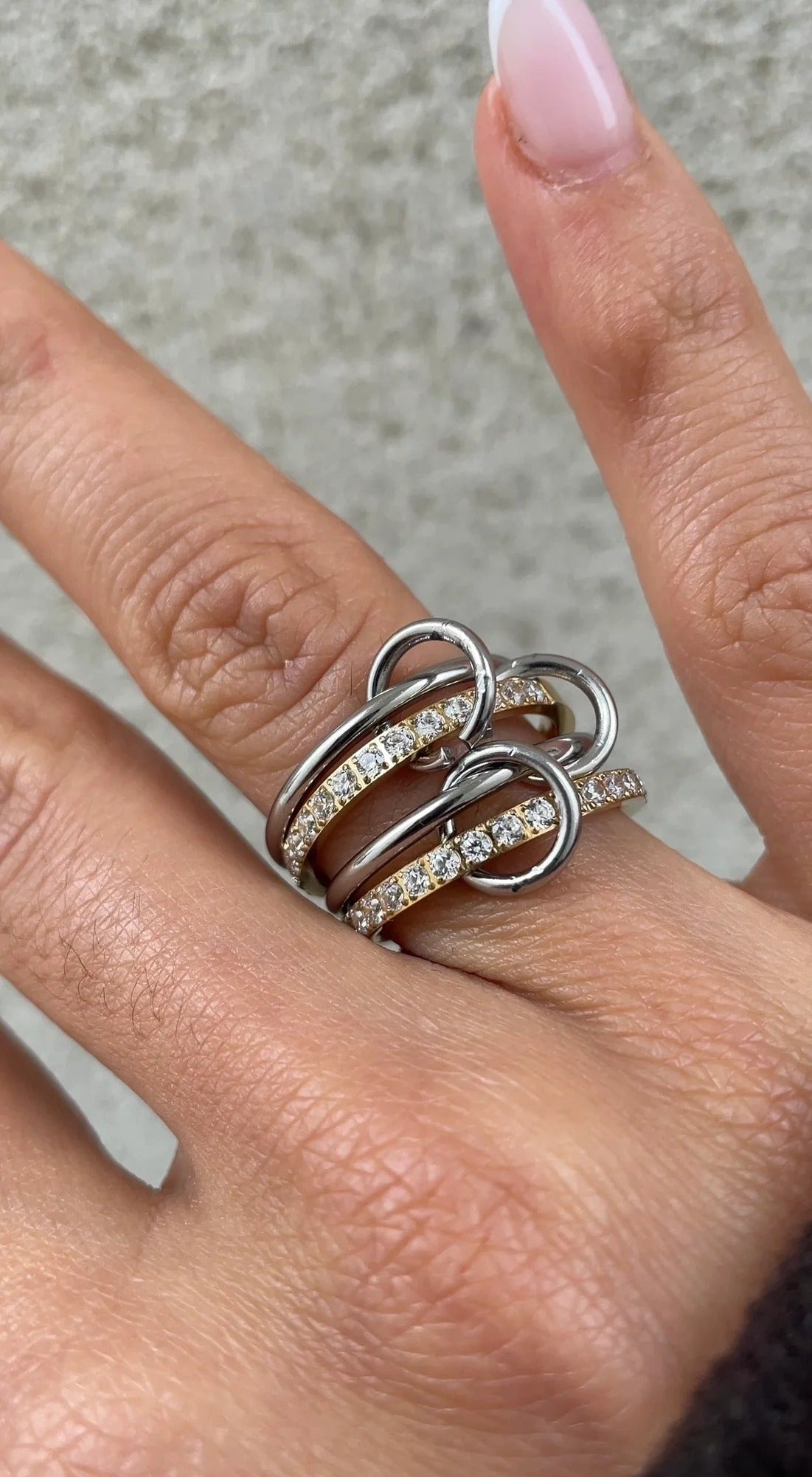 Bague Double Couture