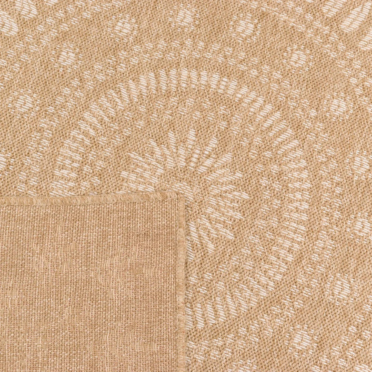 Nature - Tapis D'Intérieur/Extérieur - Polypropylène - Blanc