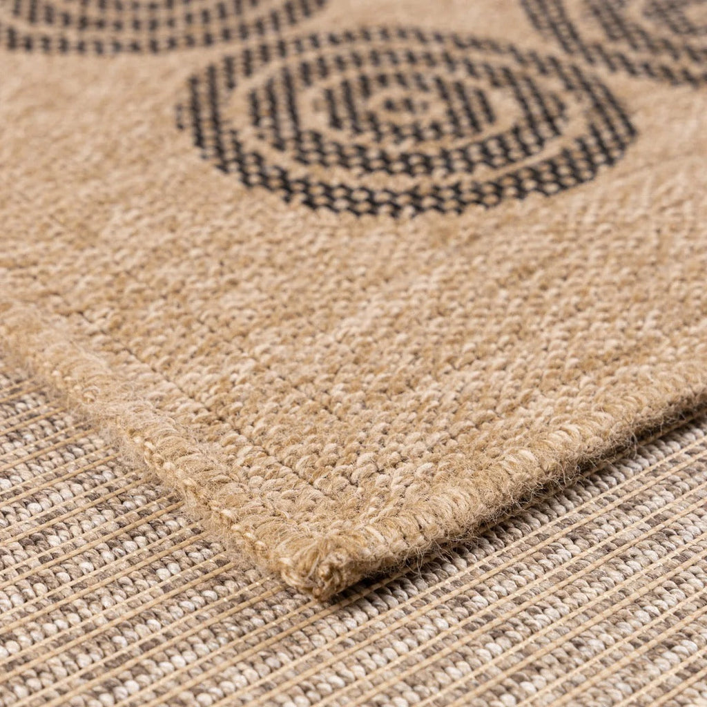 Nature - Tapis D'Intérieur/Extérieur - Polypropylène - Noir