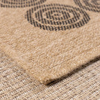 Nature - Tapis D'Intérieur/Extérieur - Polypropylène - Noir