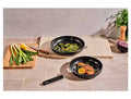 Set 2 Poêles - Non-Stick Click - Argent / Noir