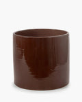 Pot De Fleurs L - Marron