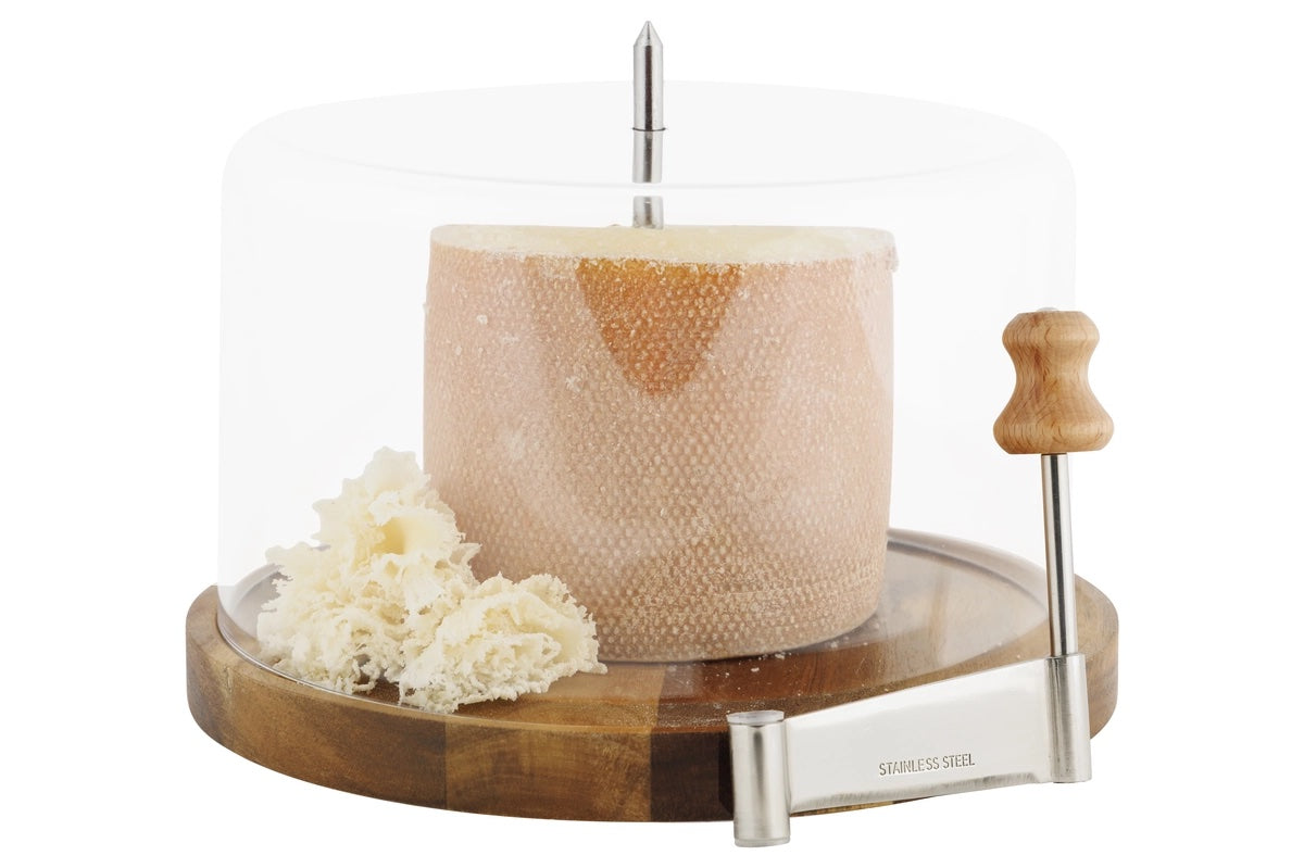 Girolle A Fromage Avec Cloche Aspen - Naturel