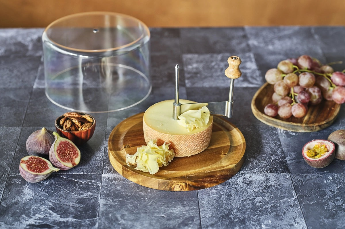 Girolle A Fromage Avec Cloche Aspen - Naturel