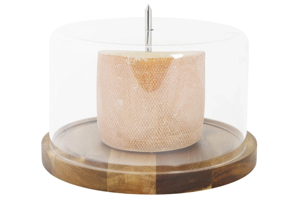 Girolle A Fromage Avec Cloche Aspen - Naturel