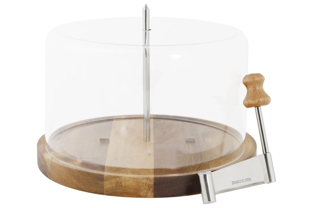Girolle A Fromage Avec Cloche Aspen - Naturel