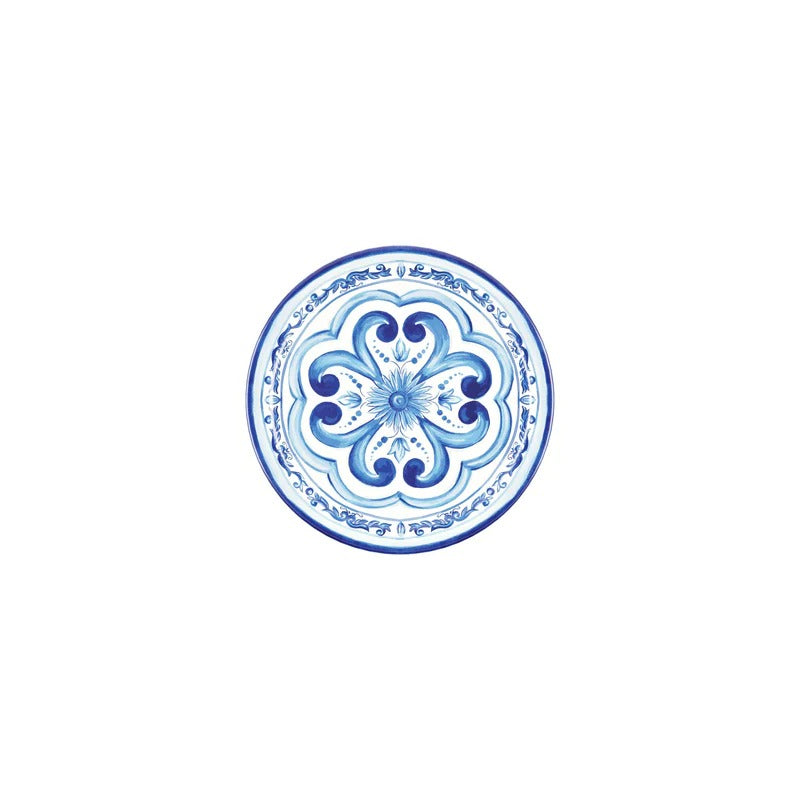 Lot De 4 Assiettes Plates - Blues