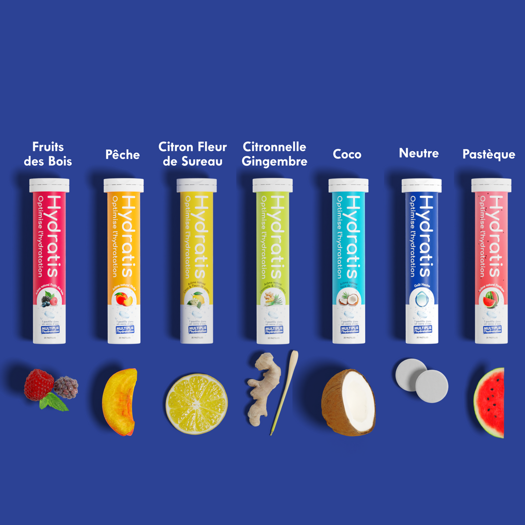 Pack Gourde Noire + 4 Tubes